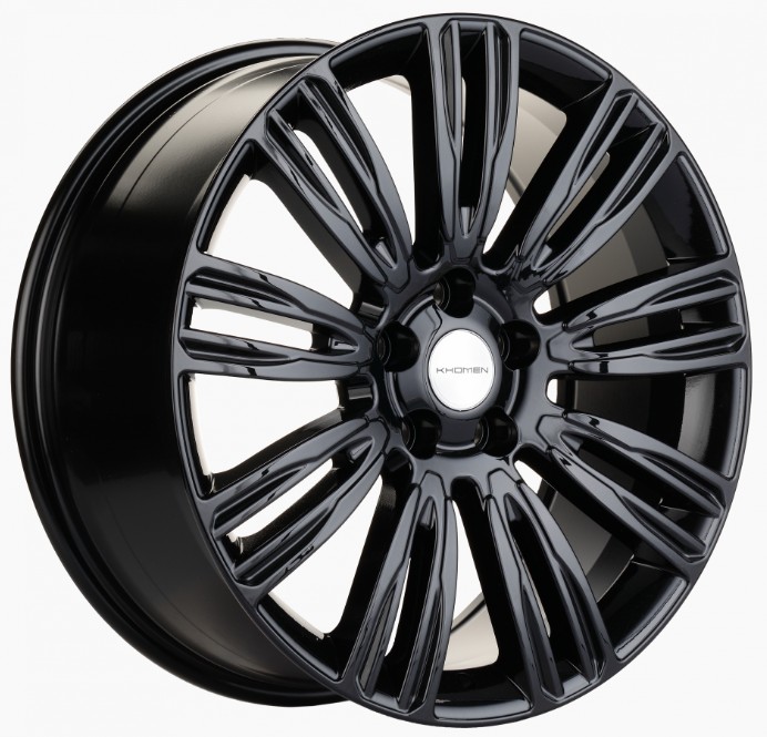 Khomen Wheels KHW2004 (Velar) 8,50x20 5x108 D63,4 ET45 Черный полностью полированный Страна производства : РОССИЯ
