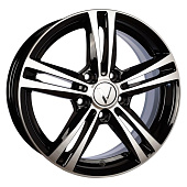 Vector B217 6x16 5x114,3 D67,1 ET43 Черный с алмазной проточкой Страна производства : КАЗАХСТАН