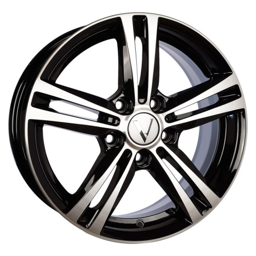 Vector B217 6x16 5x114,3 D67,1 ET43 Черный с алмазной проточкой Страна производства : КАЗАХСТАН
