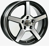 NEO V03-1560 6x15 5x100 D57,1 ET38 Черный глянцевый с проточкой Страна производства : РОССИЯ
