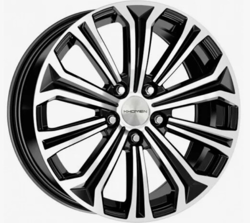 Khomen Wheels KHW1610 (Chery Tiggo 3/Tiggo 3 Pro) 6,50x16 5x108 D60,1 ET45 Черный полностью полированный Страна производства : РОССИЯ